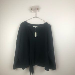 Madewell |TeXTURE & THREAD Black Plus Size Sweater